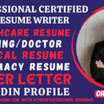 I will write healthcare, medical, nursing resume writing and cover letter
