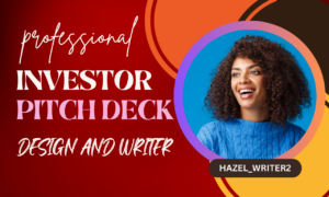 I will design investor pitch deck, a film and movie pitch deck, TV, sponsorship deck