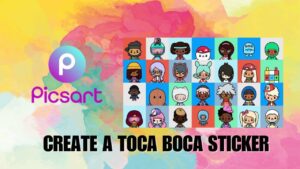 How To Create Toca Boca Character Sticker In Picsart - YouTube