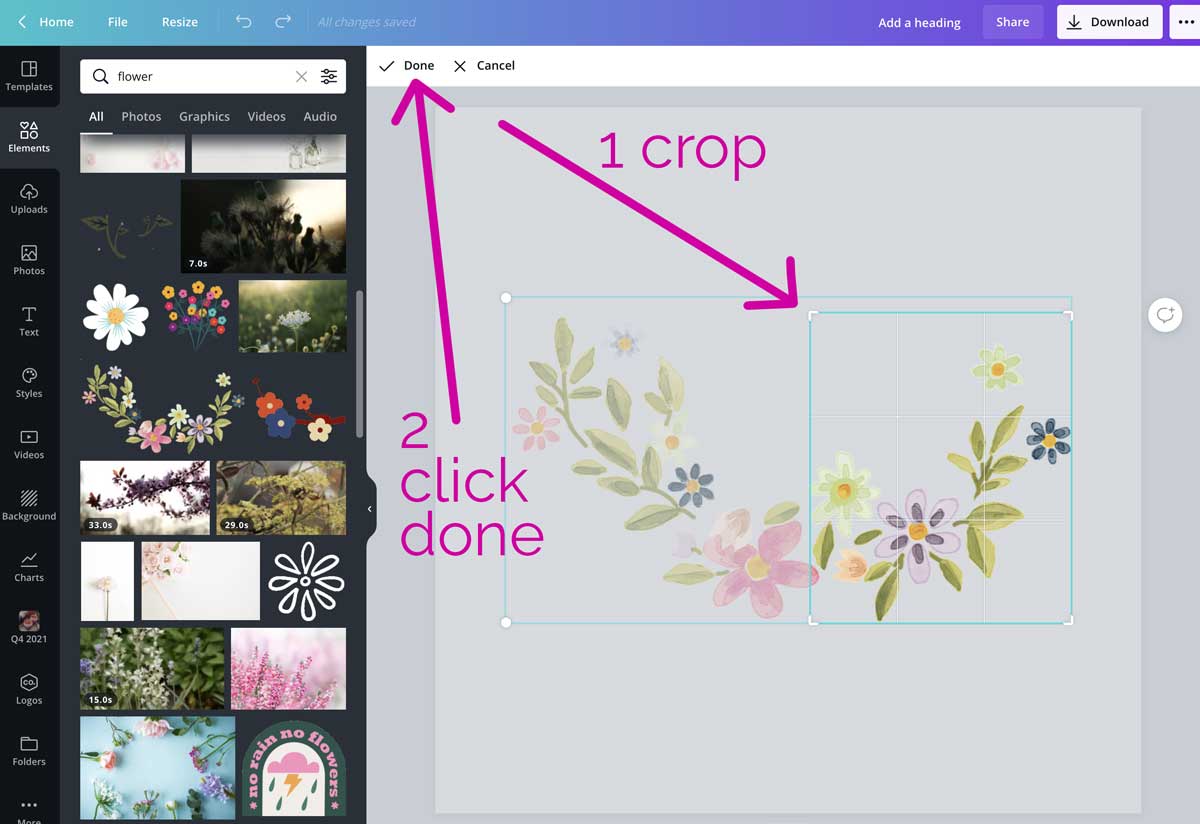 Curious about cropping photos in Canva? What’s the easiest method?