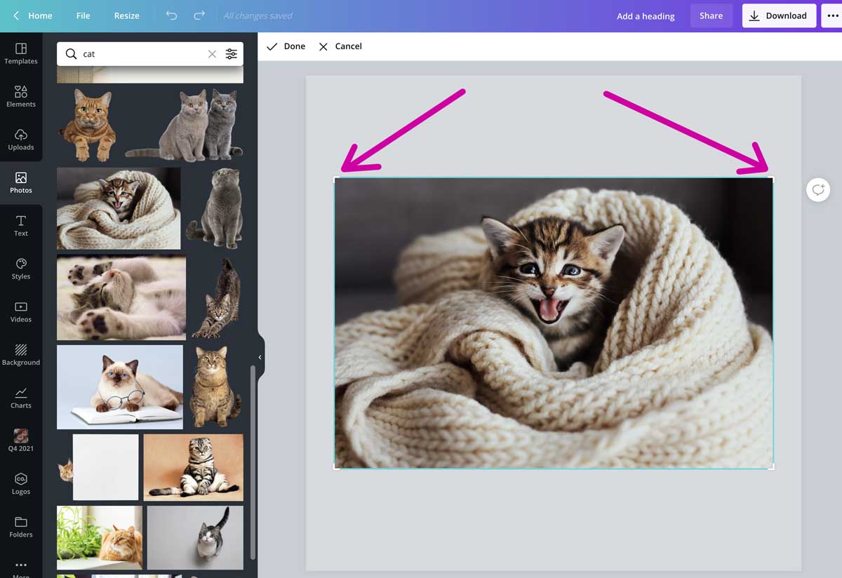 Image Editing in Canva: How to Cut Images for a Polished Look