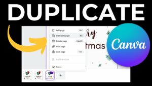 How To Duplicate Pages In Canva Tutorial - YouTube