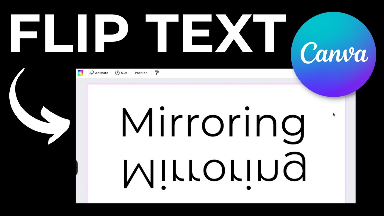 Ever Thought of Flipping Text in Canva? Try These Easy Techniques