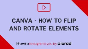 Canva - How to flip and rotate elements - YouTube