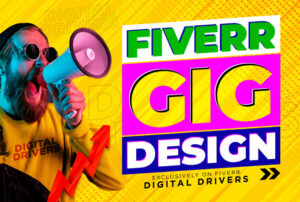 Design a catchy fiverr gig image thumbnail or cover picture by