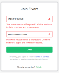 Fiverr username examples how to choose the best one
