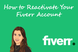 How to reactivate your Fiverr account FiverrTalent