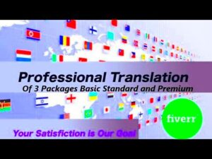 How to create a Professional Translation Gig with 3 Packages in Fiverr