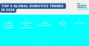 Top 5 robotics trends for 2024 according to the IFR  Robotics Intl