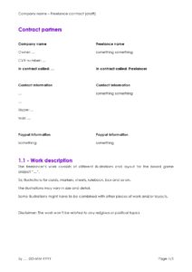 38 Free Freelance Contract Templates MS Word  TemplateLab