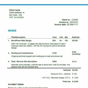 Writing a Invoice for Freelancers  Tips Tricks and Templates