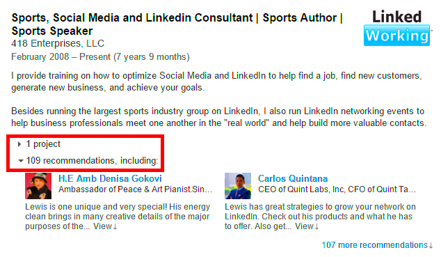 Adding Freelance Experience to LinkedIn