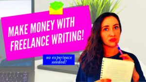 How to MAKE MONEY FREELANCE WRITING   Beginners Guide   GET PAID