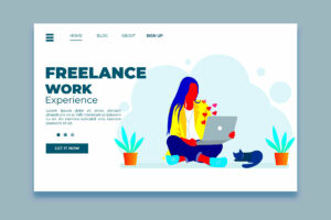 Freelance Landing Page Design on Behance